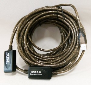 POWERTECH CAB-U054 καλώδιο USB 2.0 Male - Female 15m Με Ενισχυτή