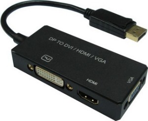 VALUE 12.99.3153 DisplayPort - VGA / DVI / HDMI Adapter, v1.2 Active
