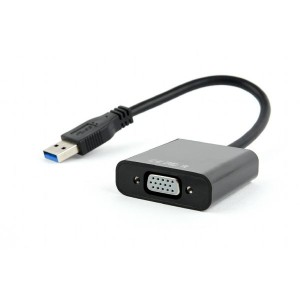 CABLEXPERT USB3 TO VGA VIDEO ADAPTER BLACK