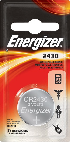 Energizer, CR2450, Μπαταρία λιθίου 3V